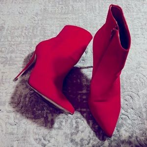Steven Madden True Red Suede Boots
